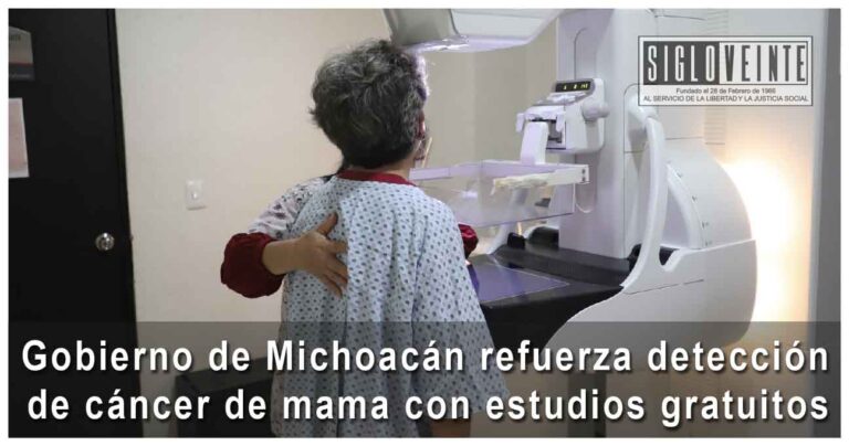 Gobierno de Michoacán refuerza detección de cáncer de mama con estudios gratuitos