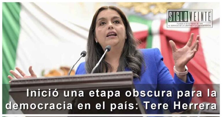 Inició una etapa obscura para la democracia en el país: Tere Herrera