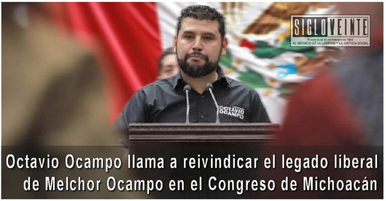 Octavio Ocampo llama a reivindicar el legado liberal de Melchor Ocampo en el Congreso de Michoacán