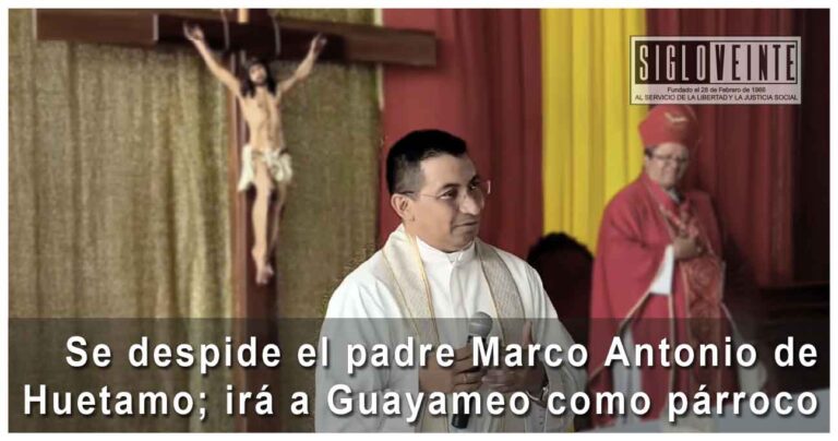 Se despide el padre Marco Antonio de Huetamo; irá a Guayameo como párroco