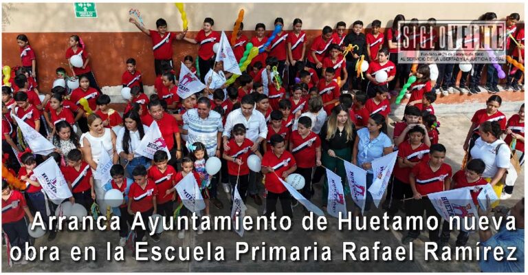 Arranca Ayuntamiento de Huetamo nueva obra en la Escuela Primaria Rafael Ramírez