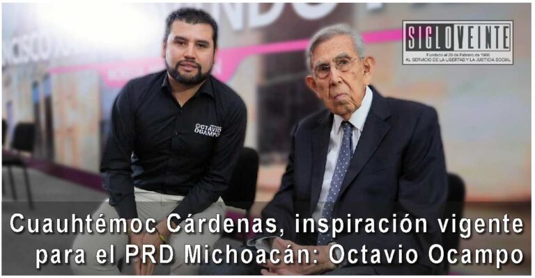 Cuauhtémoc Cárdenas, inspiración vigente para el PRD Michoacán: Octavio Ocampo