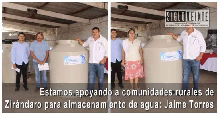 Estamos apoyando a comunidades rurales de Zirándaro para almacenamiento de agua: Jaime Torres