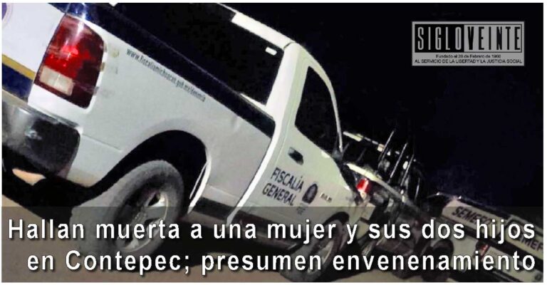 Hallan muerta a una mujer y sus dos hijos en Contepec; presumen envenenamiento