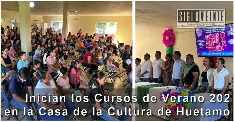 Inician los Cursos de Verano 2025 en la Casa de la Cultura de Huetamo