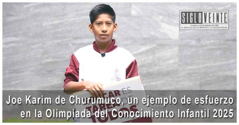 Joe Karim de Churumuco, un ejemplo de esfuerzo en la Olimpiada del Conocimiento Infantil 2025