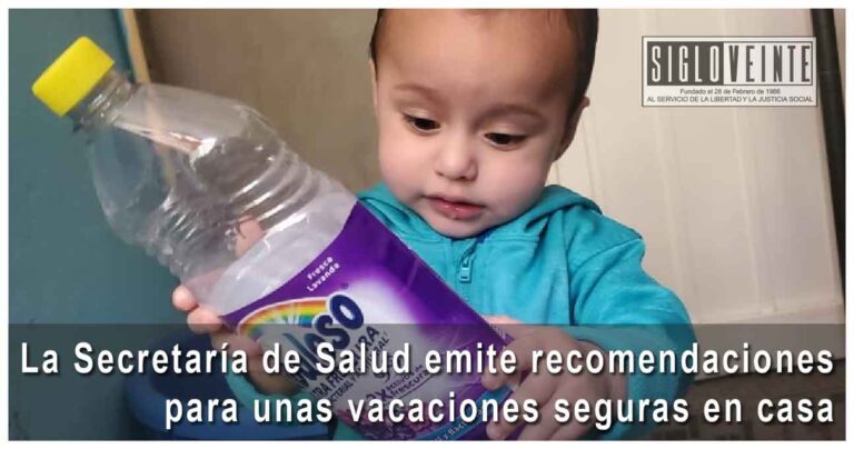 La Secretaría de Salud emite recomendaciones para unas vacaciones seguras en casa