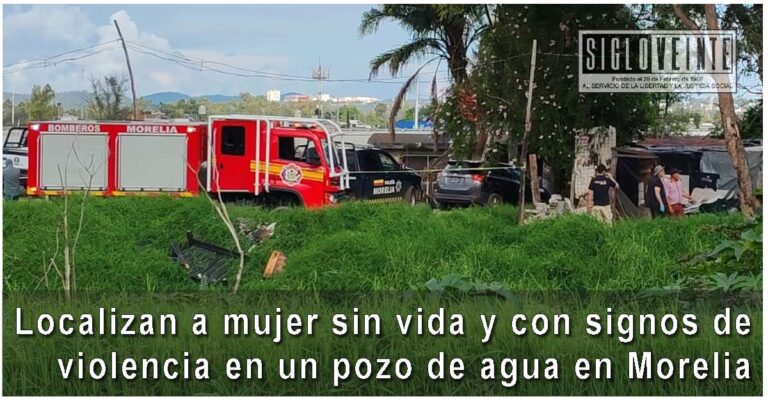 Localizan a mujer sin vida y con signos de violencia en un pozo de agua en Morelia