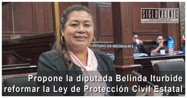 Propone la diputada Belinda Iturbide reformar la Ley de Protección Civil Estatal