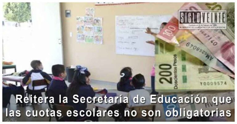 Reitera la Secretaría de Educación que las cuotas escolares no son obligatorias; está prohibido que exijan aportaciones por los libros de texto