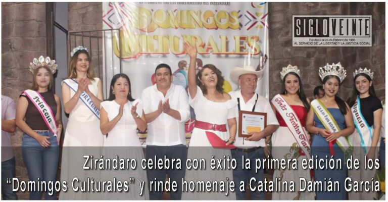 Zirándaro celebra con éxito la primera edición de los “Domingos Culturales” y rinde homenaje a Catalina Damián García