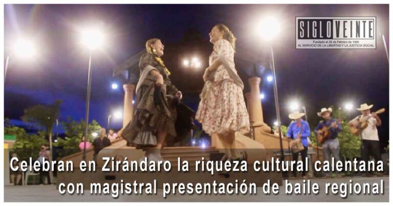 Celebran en Zirándaro la riqueza cultural calentana con magistral presentación de baile regional que celebra a Catalina Damián García y Magaly Flores Corona