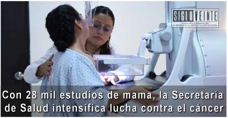Con 28 mil estudios de mama, la Secretaría de Salud intensifica lucha contra el cáncer