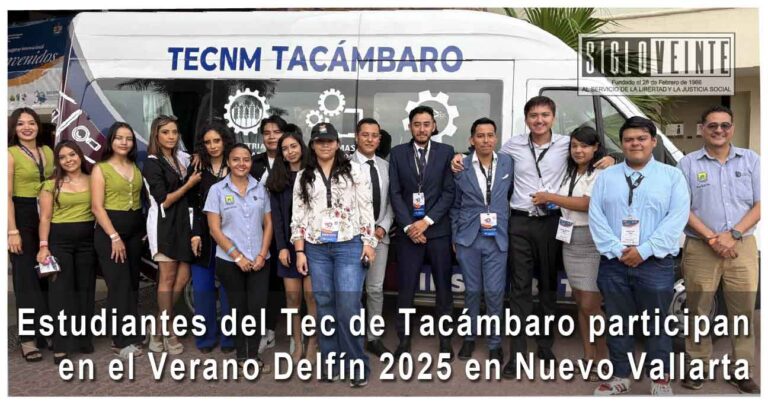 Estudiantes del Tec de Tacámbaro participan en el Verano Delfín 2025 en Nuevo Vallarta