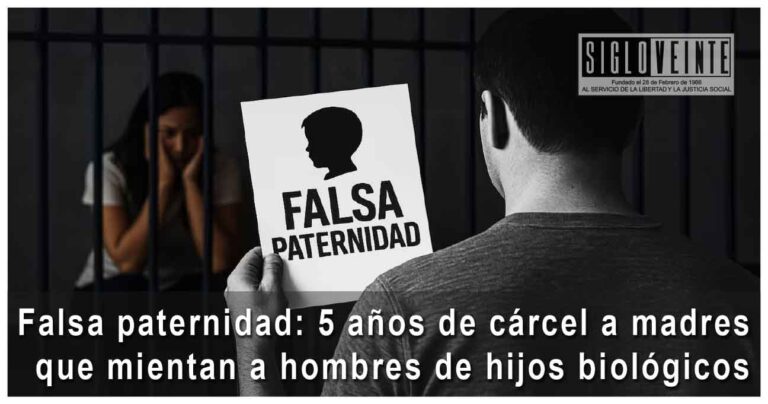 Falsa paternidad: 5 años de cárcel a madres que mientan a hombres de hijos biológicos