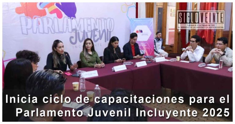 Inicia ciclo de capacitaciones para el Parlamento Juvenil Incluyente 2025
