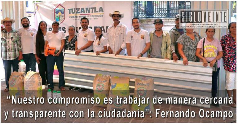 “Nuestro compromiso es trabajar de manera cercana y transparente con la ciudadanía”: Fernando Ocampo
