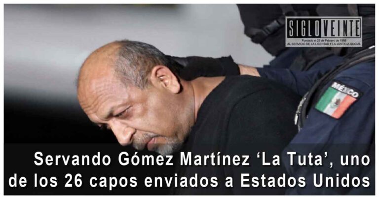 Servando Gómez Martínez ‘La Tuta’, uno de los 26 capos enviados a Estados Unidos