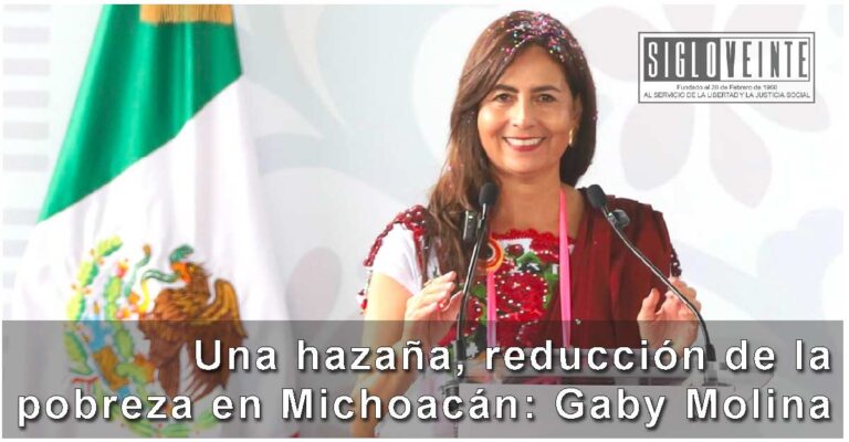 Una hazaña, reducción de la pobreza en Michoacán: Gaby Molina