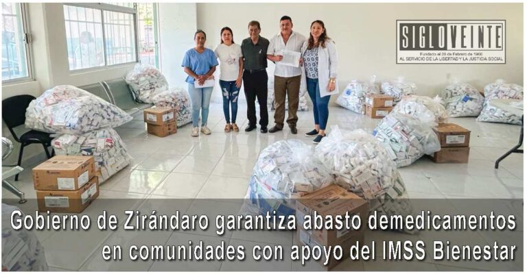 Gobierno de Zirándaro garantiza abasto de medicamentos en comunidades con apoyo del IMSS Bienestar