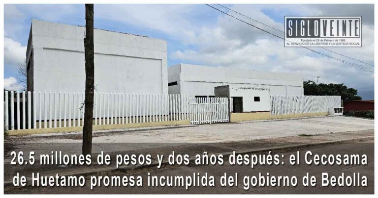 26.5 millones de pesos y dos años después: el Cecosama de Huetamo promesa incumplida del gobierno de Bedolla