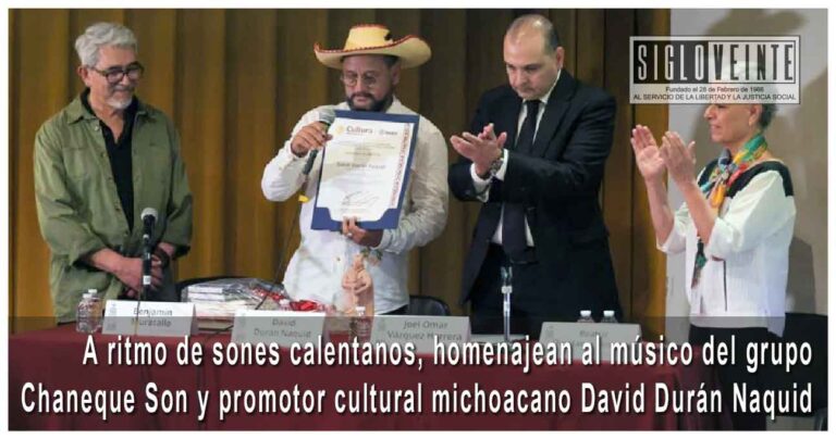 A ritmo de sones calentanos, homenajean al músico del grupo Chaneque Son y promotor cultural michoacano David Durán Naquid