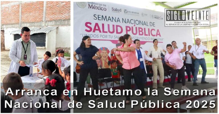Arranca en Huetamo la Semana Nacional de Salud Pública 2025