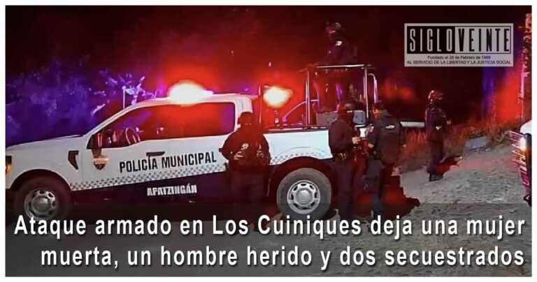 Ataque armado en Los Cuiniques deja una mujer muerta, un hombre herido y dos secuestrados