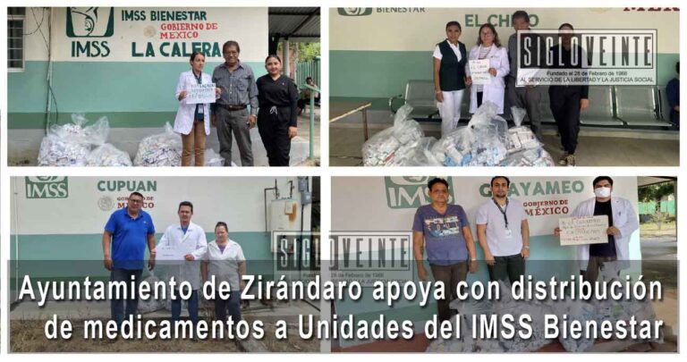 Ayuntamiento de Zirándaro apoya con distribución de medicamentos a Unidades del IMSS Bienestar