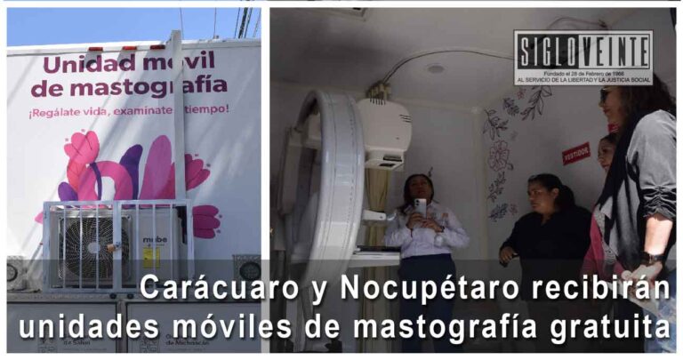 Carácuaro y Nocupétaro recibirán unidades móviles de mastografía gratuita