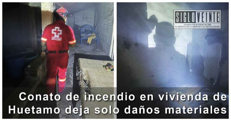 Conato de incendio en vivienda de Huetamo deja solo daños materiales