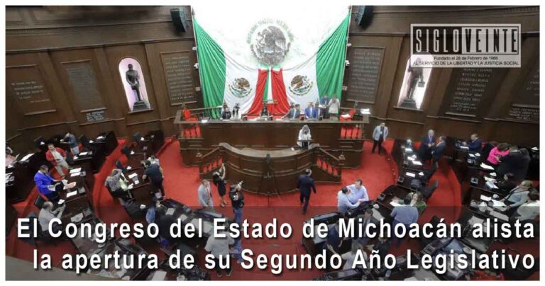El Congreso del Estado de Michoacán alista la apertura de su Segundo Año Legislativo