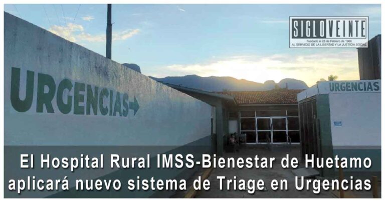 El Hospital Rural IMSS-Bienestar de Huetamo aplicará sistema de Triage en Urgencias