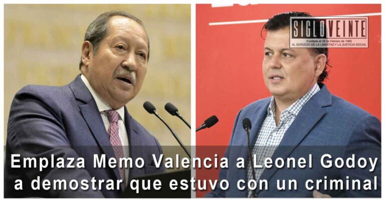 Emplaza Memo Valencia a Leonel Godoy a demostrar que estuvo con un criminal