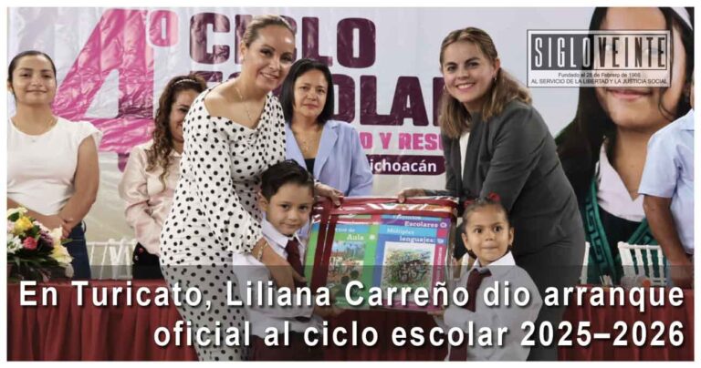 En Turicato, Liliana Carreño dio arranque oficial al ciclo escolar 2025–2026
