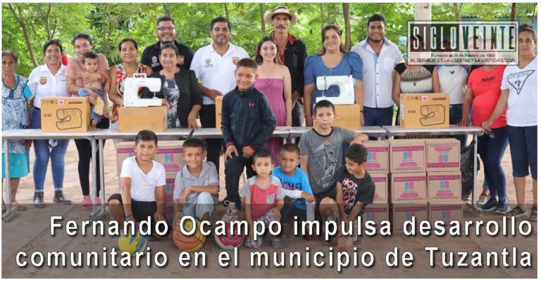 Fernando Ocampo impulsa desarrollo comunitario en Las Puercas municipio de Tuzantla