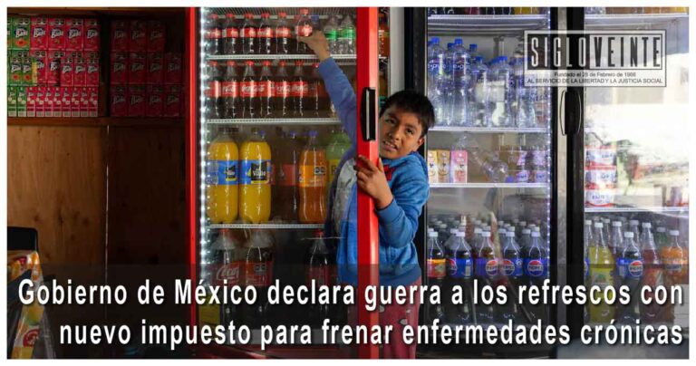 Gobierno de México declara guerra a los refrescos con nuevo impuesto para frenar enfermedades crónicas