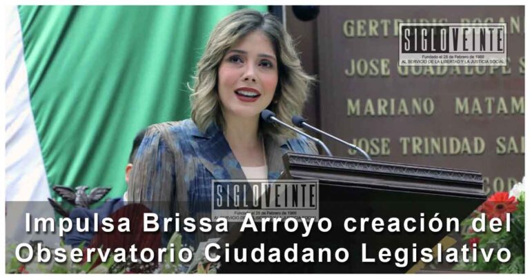 Impulsa Brissa Arroyo creación del Observatorio Ciudadano Legislativo