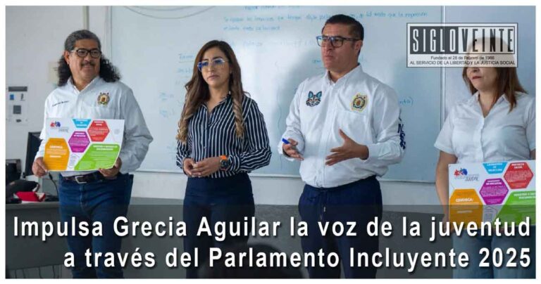 Impulsa Grecia Aguilar la voz de la juventud a través del Parlamento Incluyente 2025