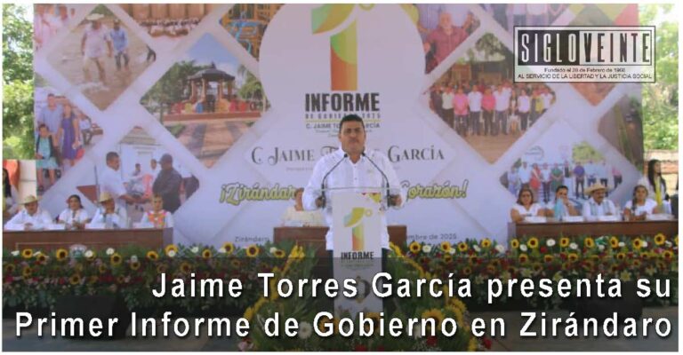 Jaime Torres García presenta su Primer Informe de Gobierno en Zirándaro