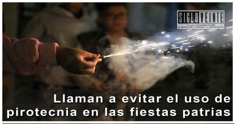 Llaman a evitar el uso de pirotecnia en las fiestas patrias; representan un grave riesgo, especialmente para niñas, niños y adolescentes