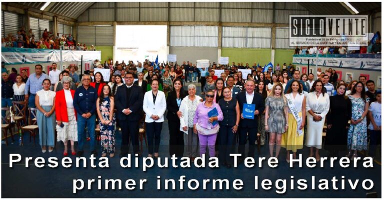 Presenta diputada Tere Herrera primer informe legislativo