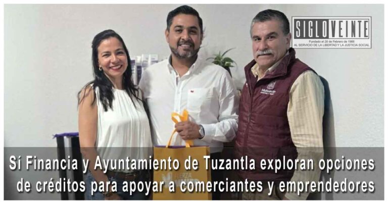 Sí Financia y Ayuntamiento de Tuzantla exploran opciones de créditos para apoyar a comerciantes y emprendedores