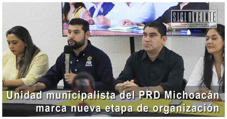 Unidad municipalista del PRD Michoacán marca nueva etapa de organización