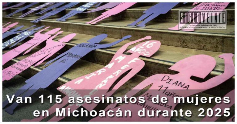 Van 115 asesinatos de mujeres en Michoacán durante 2025; septiembre es el cuarto mes más violento y todavía no concluye