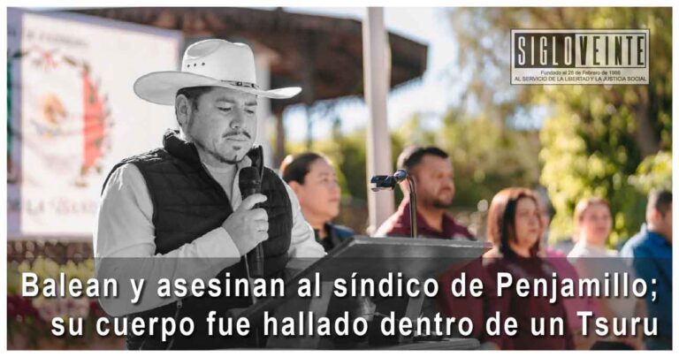Balean y asesinan al síndico de Penjamillo; su cuerpo fue hallado dentro de un Tsuru