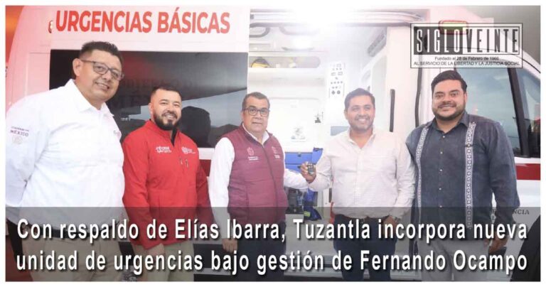 Con respaldo de Elías Ibarra, Tuzantla incorpora nueva unidad de urgencias bajo gestión de Fernando Ocampo