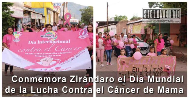 Conmemora Zirándaro el Día Mundial de la Lucha Contra el Cáncer de Mama