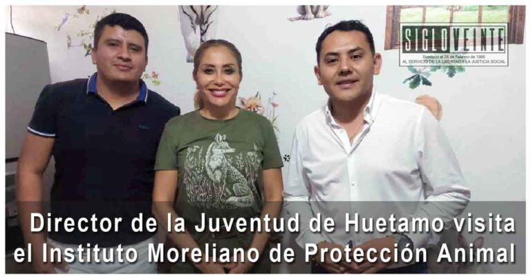 Director de la Juventud de Huetamo visita el Instituto Moreliano de Protección Animal