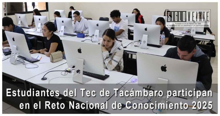 Estudiantes del Tec de Tacámbaro participan en el Reto Nacional de Conocimiento 2025